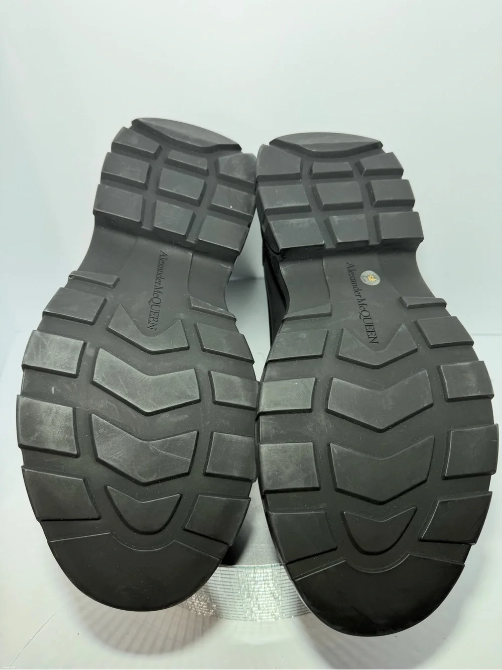 Alexander  McQueen  men’s Black High-Top Platform Boots size 42/9 new w/out tags
